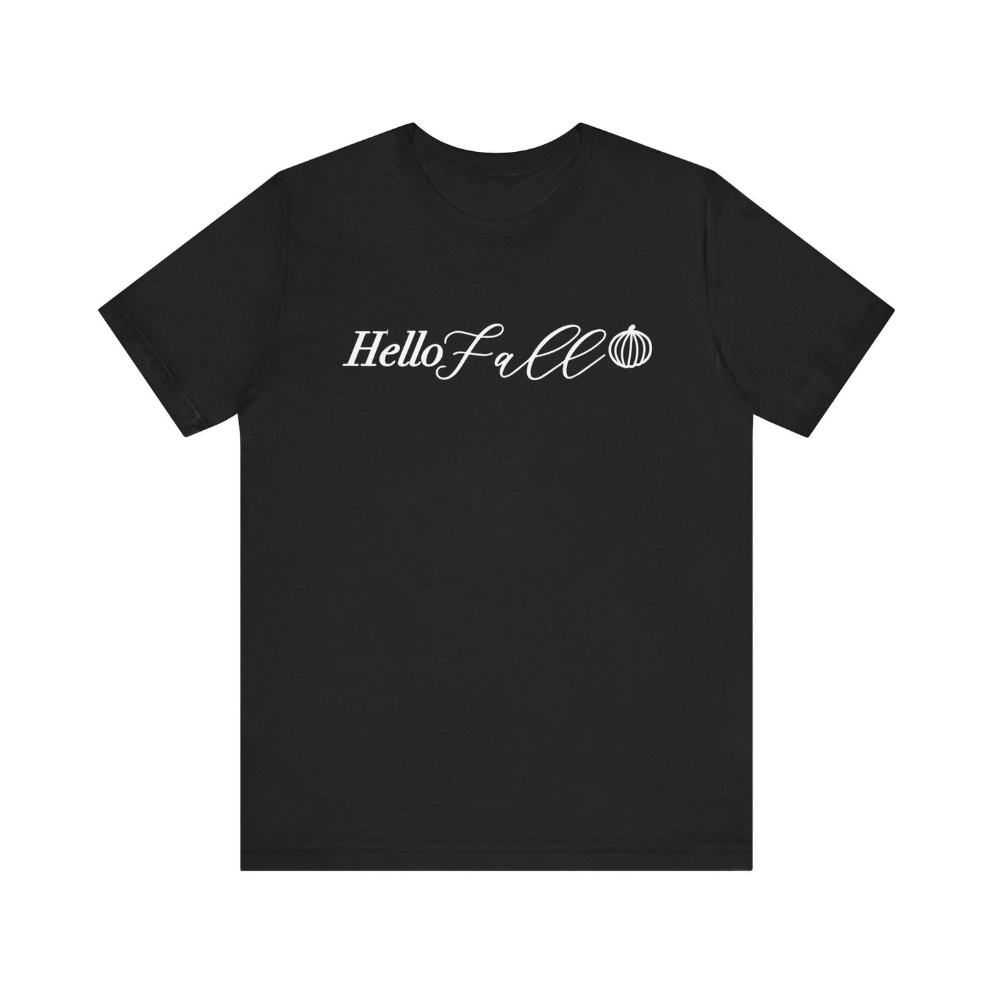 Hello Fall_Crewneck Tee Shirt