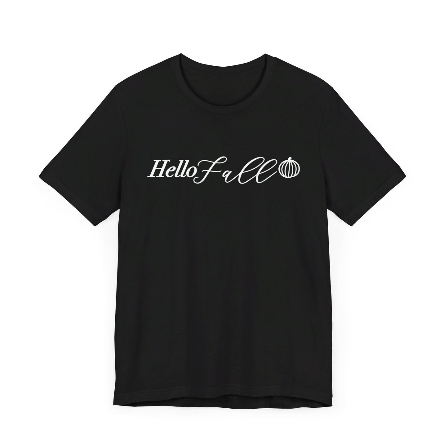 Hello Fall_Crewneck Tee Shirt