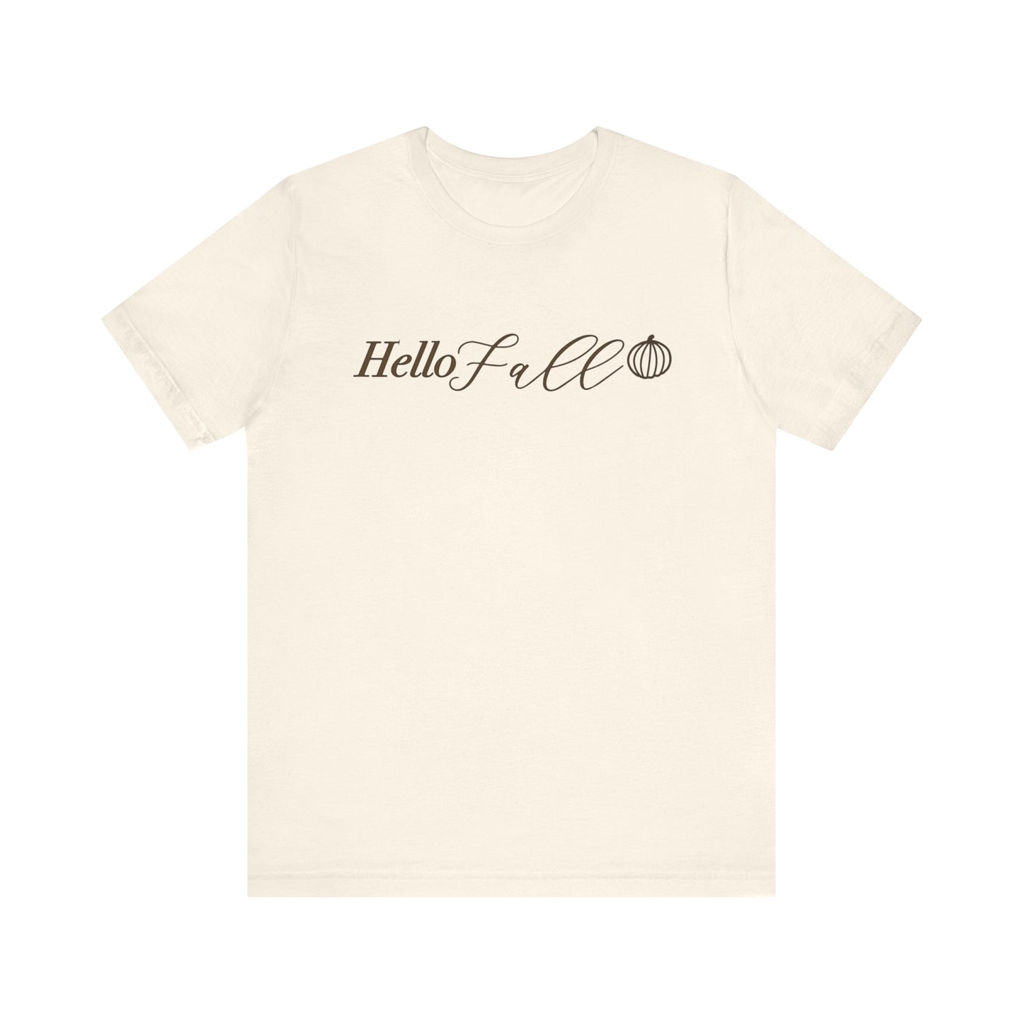 Hello Fall_Crewneck Tee Shirt