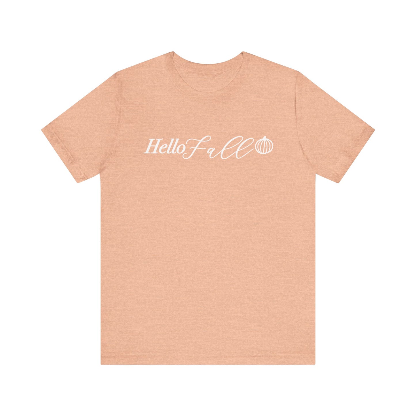 Hello Fall_Crewneck Tee Shirt