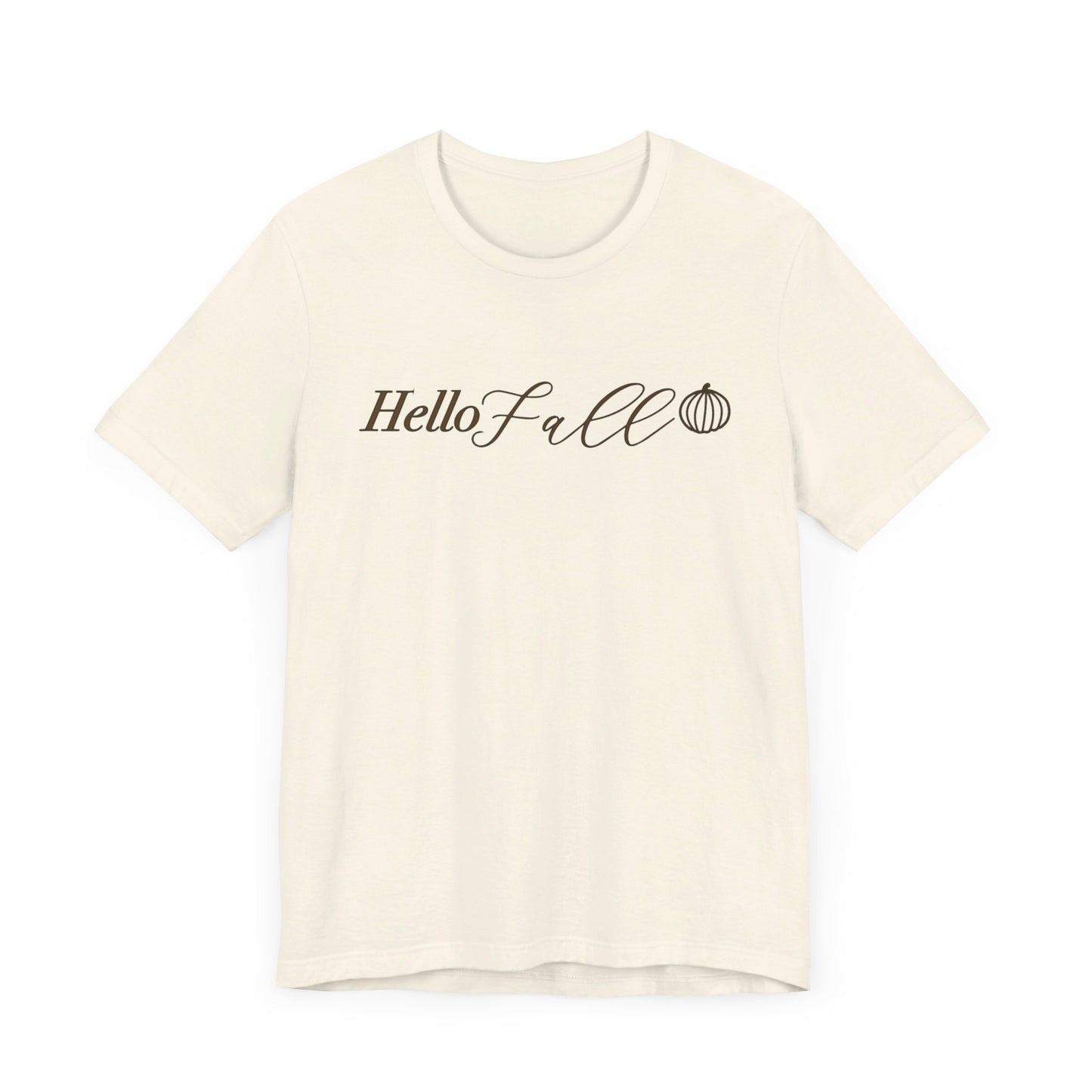 Hello Fall_Crewneck Tee Shirt