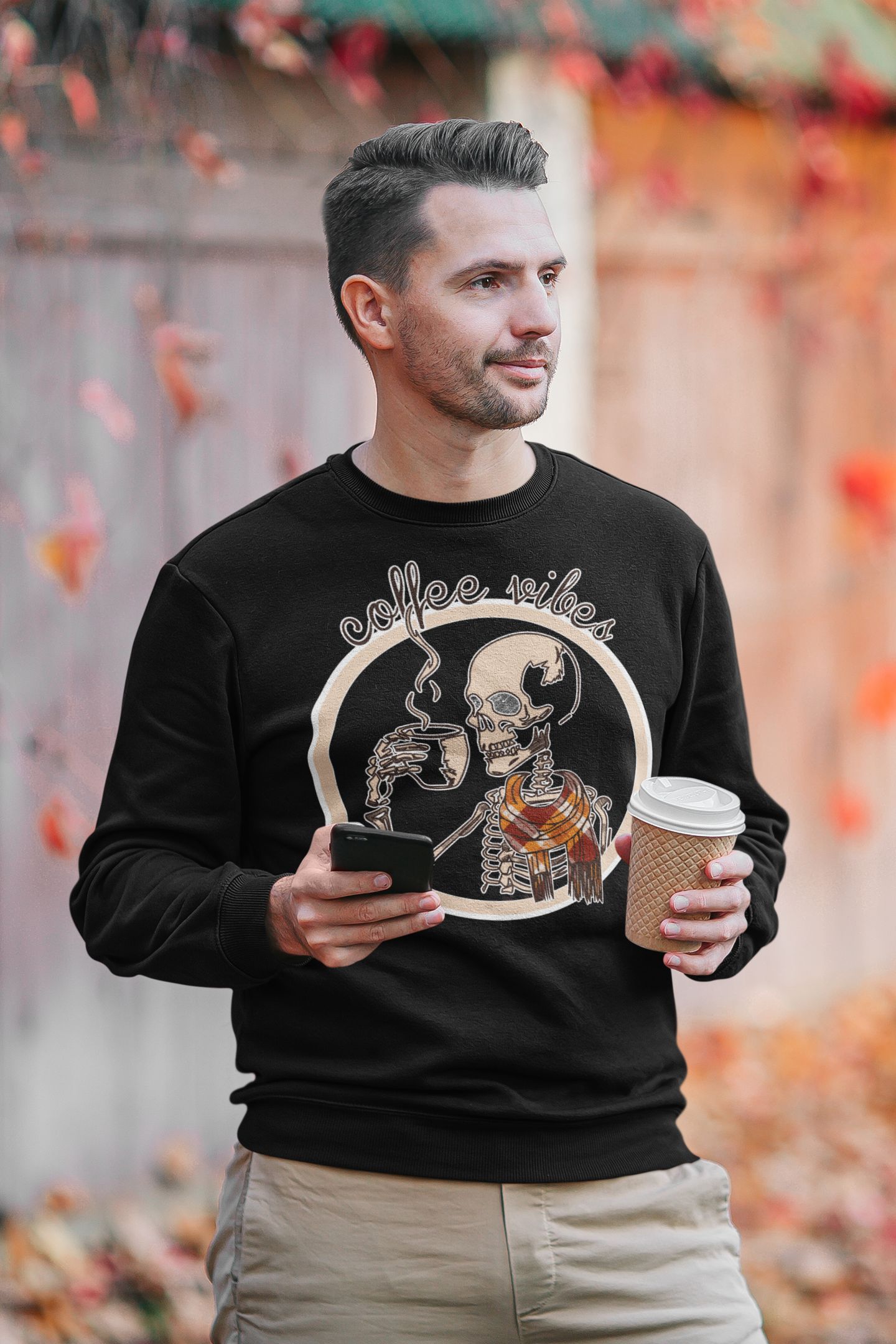 Coffee Vibes_Crewneck Sweatshirt